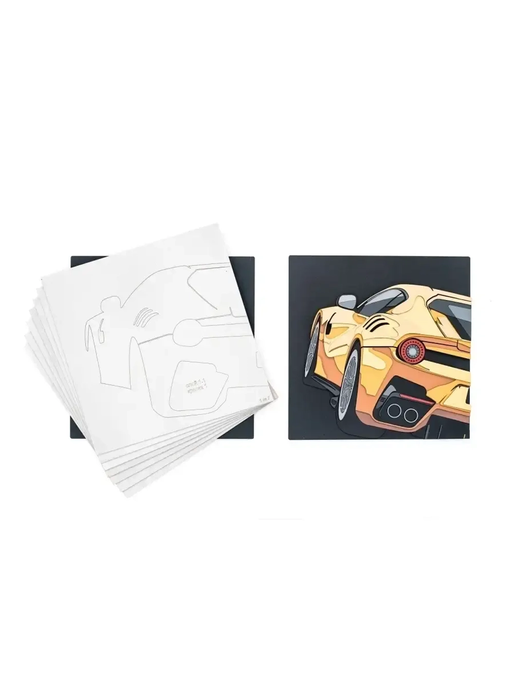 3D Картина по номерам Ferrari