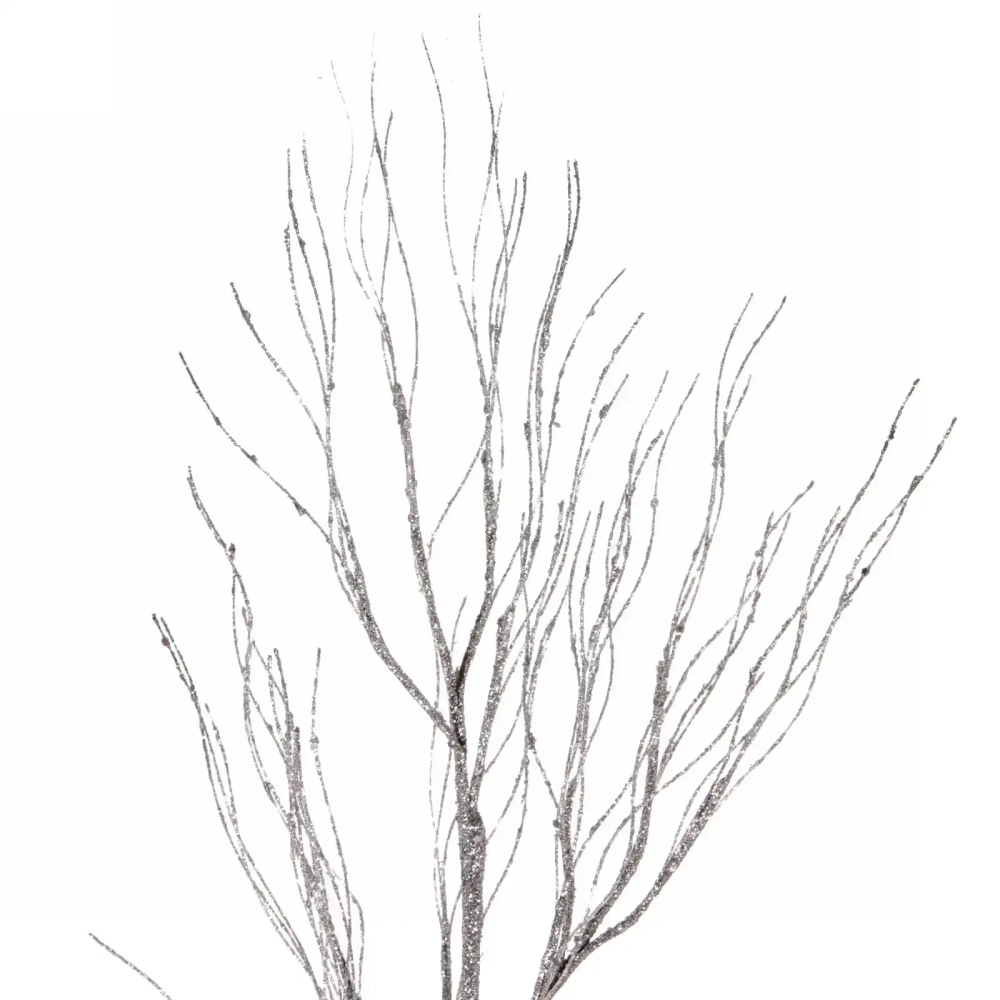 Ветка декоративная «Нежность» 77 см, Серебро