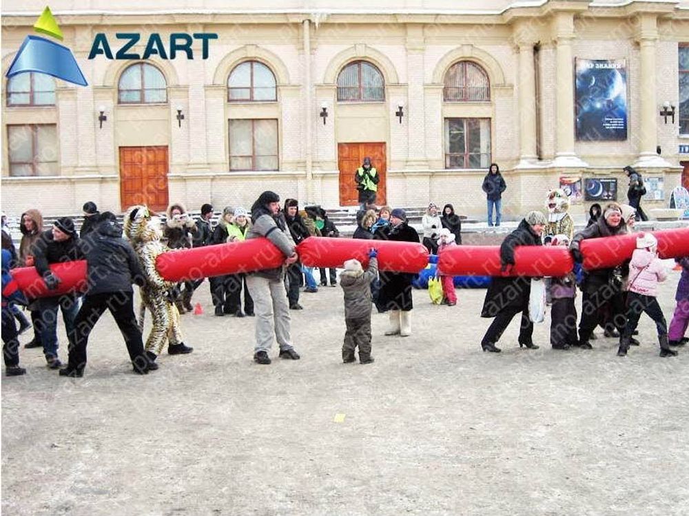 Аттракцион Перетягивание сосисок, 16 м.