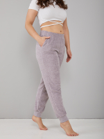 Костюм с брюками КБм-590/бежевый-полоса