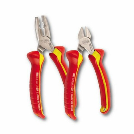 085 EX/SE2 Пассатижи и диагональные кусачки изолированные 1000 В, набор их 2 шт., USAG (Италия)