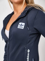 костюм спортивный с капюшоном Adidas на молнии брючной