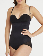 Удобное боди без бюста легкой степени коррекции Secrets (Размер: XL) (Цвет: черный)