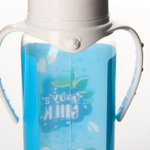 7369076 Бутылочка для кормления "Молочный коктейль" 250 мл цилиндр, с ручками