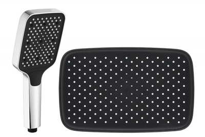 HT3021  Набор леек (троп.+ручная, ХРОМ) HANSEN (40/1шт)