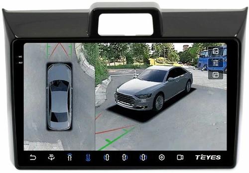 Магнитола для Toyota Corolla Axio 2, Fielder 3 2012-2023 - Teyes CC3-2K-360 на Android 10, Быстрая, 2K QLED, CarPlay, 4G SIM-слот, 4 камеры в комплекте
