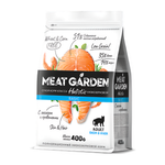 Meat Garden корм сухой для взрослых кошек всех пород креветки, лосось здоровая кожа и шерсть
