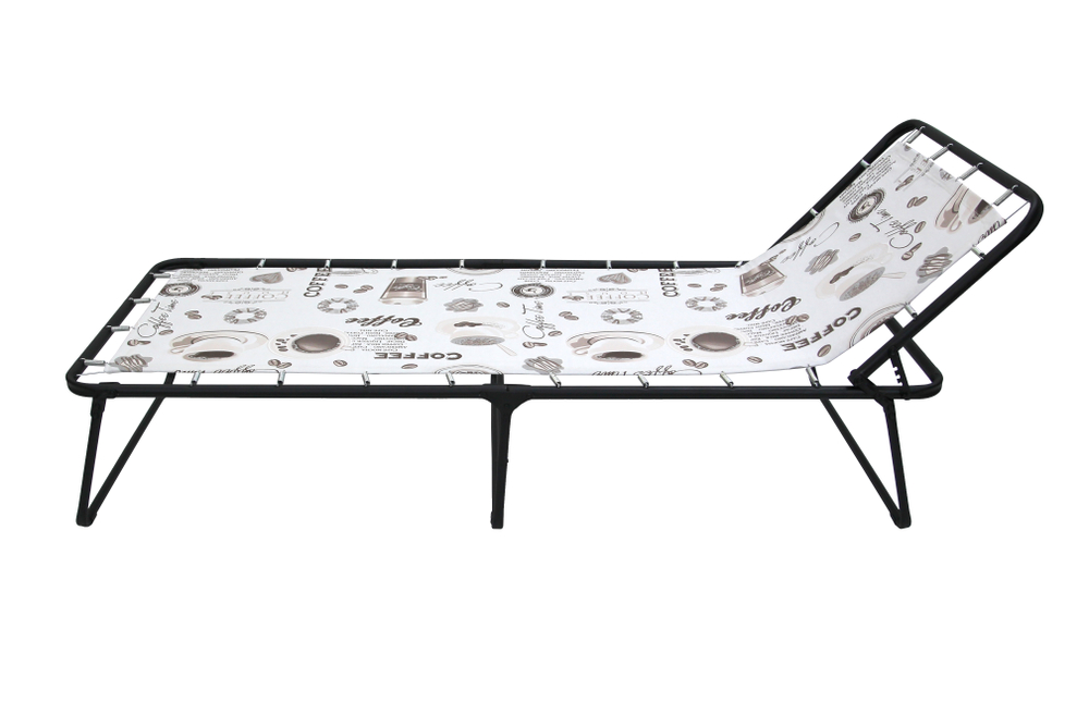 Кровать раскладная Арина (аналог Надин с407) арт.с1249 (цвет ткани бежевый рис.кофе