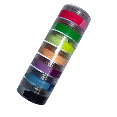 Набор лайнеров (жидких подводок) Неоновые двухцветных 7 шт по 5гр