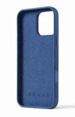 Накладка Mujjo Leather Case With MagSafe Compatible для iPhone 16 Pro Max, Blue (MUJJOCL055BL)