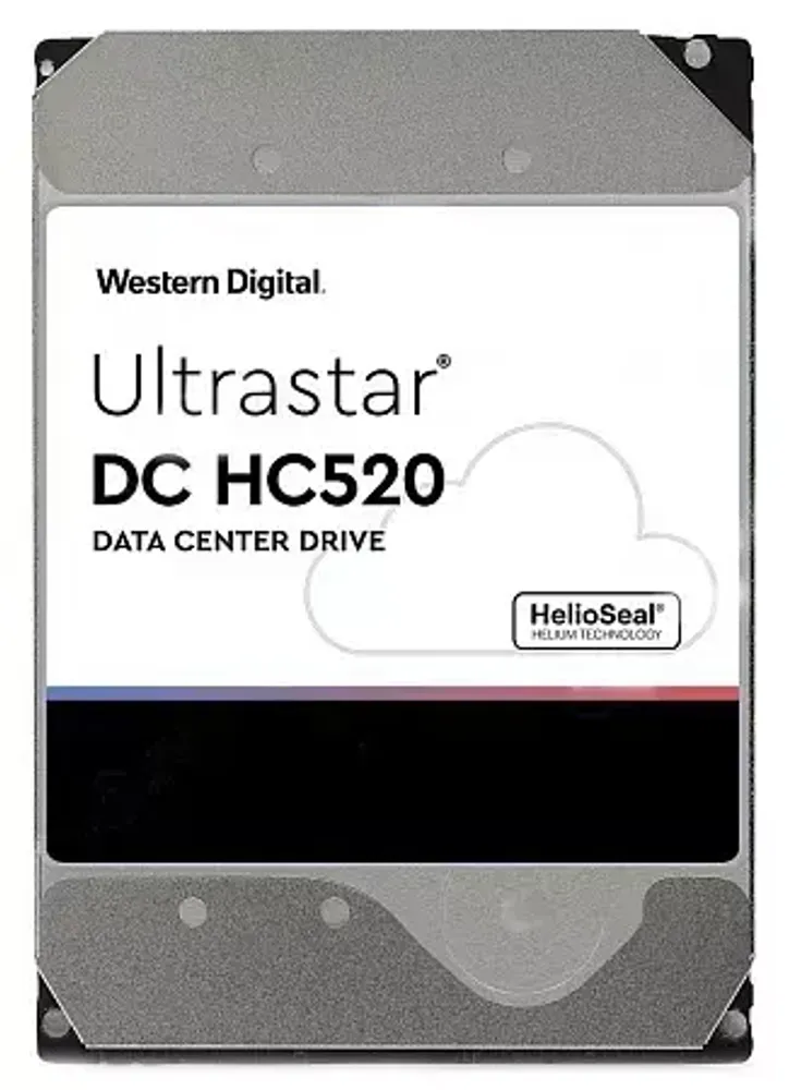 Western Digital Ultrastar DC HDD Server HE12 (3.5’’, 12TB, 256MB, 7200 RPM, SATA 6Gb/s, 512E SE) SKU: 0F30146