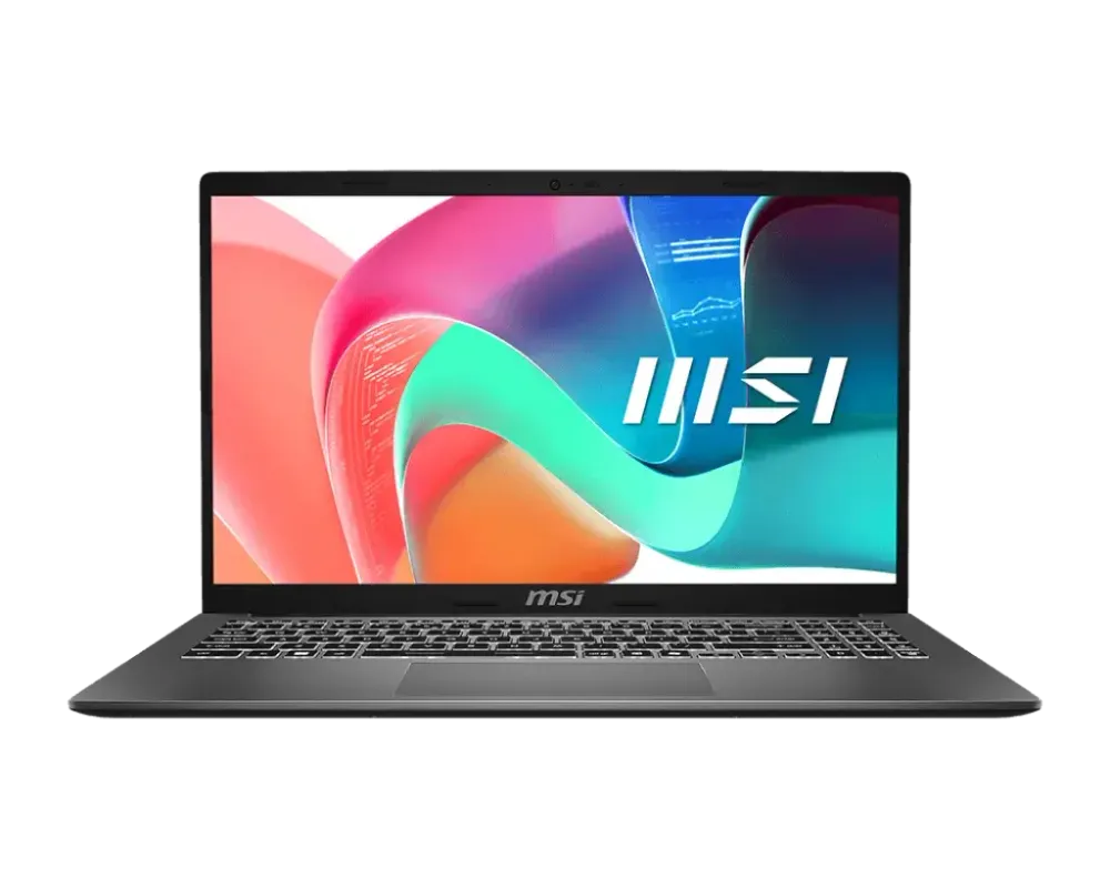 Бизнес Ноутбук MSI Modern 15 F13MG-604XKZ, 15.6&quot; FHD, IPS, Core i5-1334U 4.6GHz/ 16GB DDR4 (8GBx2)/ 512GB*1 NVMe SSD/ Intel UHD Graphic/ Dos/ Platinum Gray