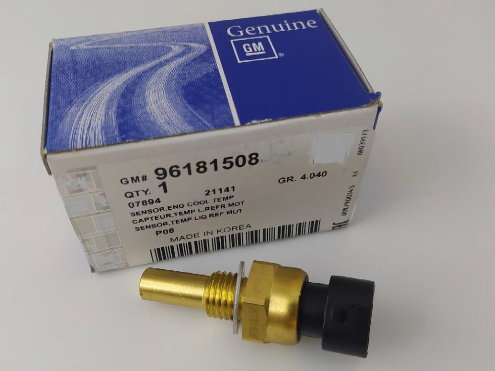 Датчик температуры охлаждающей жидкости GM 96181508 для Nexia, Espero, Matiz, Lacetti, Lanos