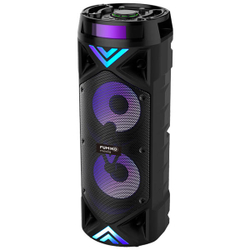 Портативная колонка FUMIKO TOWER с подсветкой и микрофоном черная