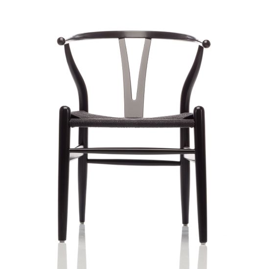 Стул Wishbone черный