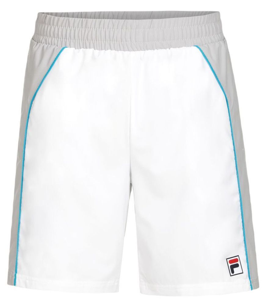 Мужские теннисные шорты Fila Australian Open Jack Short - white/silver scone