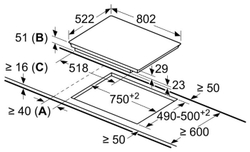 Варочная индукционная панель Bosch PVS851FB5E