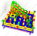 Надувной батут "В джунглях"