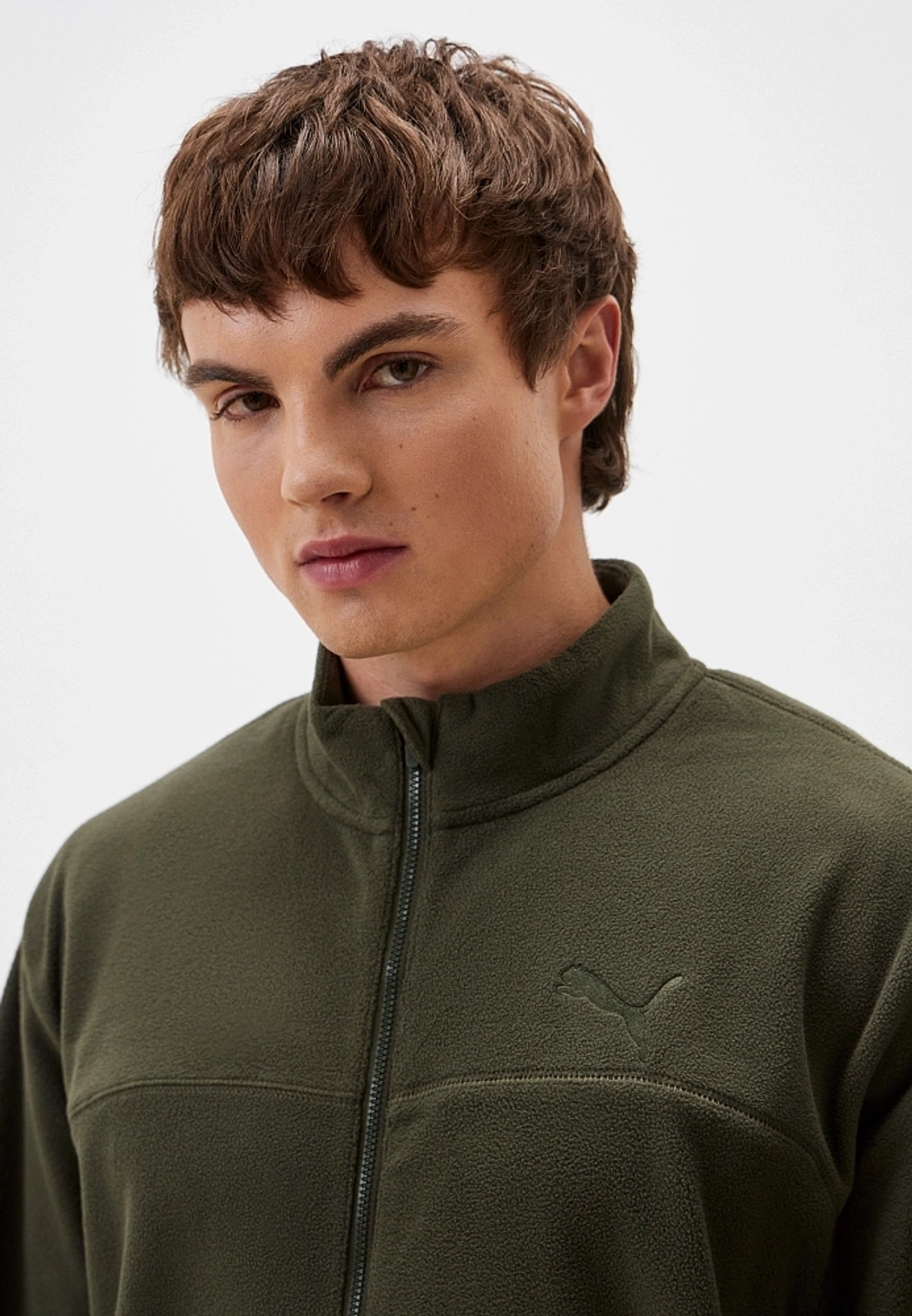 Мужская олимпийка PUMA WINTER TECH FLEECE ¼ ZIP