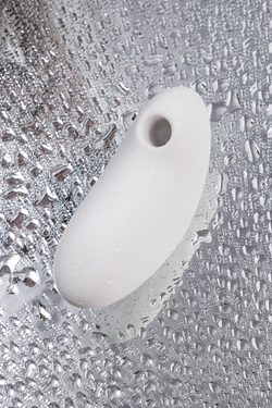 Вакуум-волновой стимулятор клитора с вибрацией Satisfyer Vulva Lover 2, силикон, белый, 11,9 см