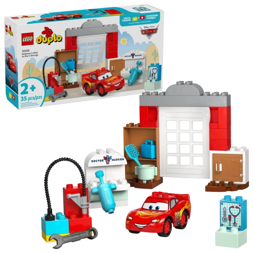 Конструктор LEGO Duplo 10456 Визит Маккуина в гараж Дока