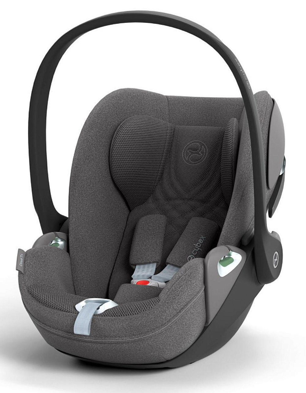 Коляска 3 в 1 Cybex Priam IV Rosegold complete и автокресло Cloud T i-Size Mirage Grey Plus Leaf Green