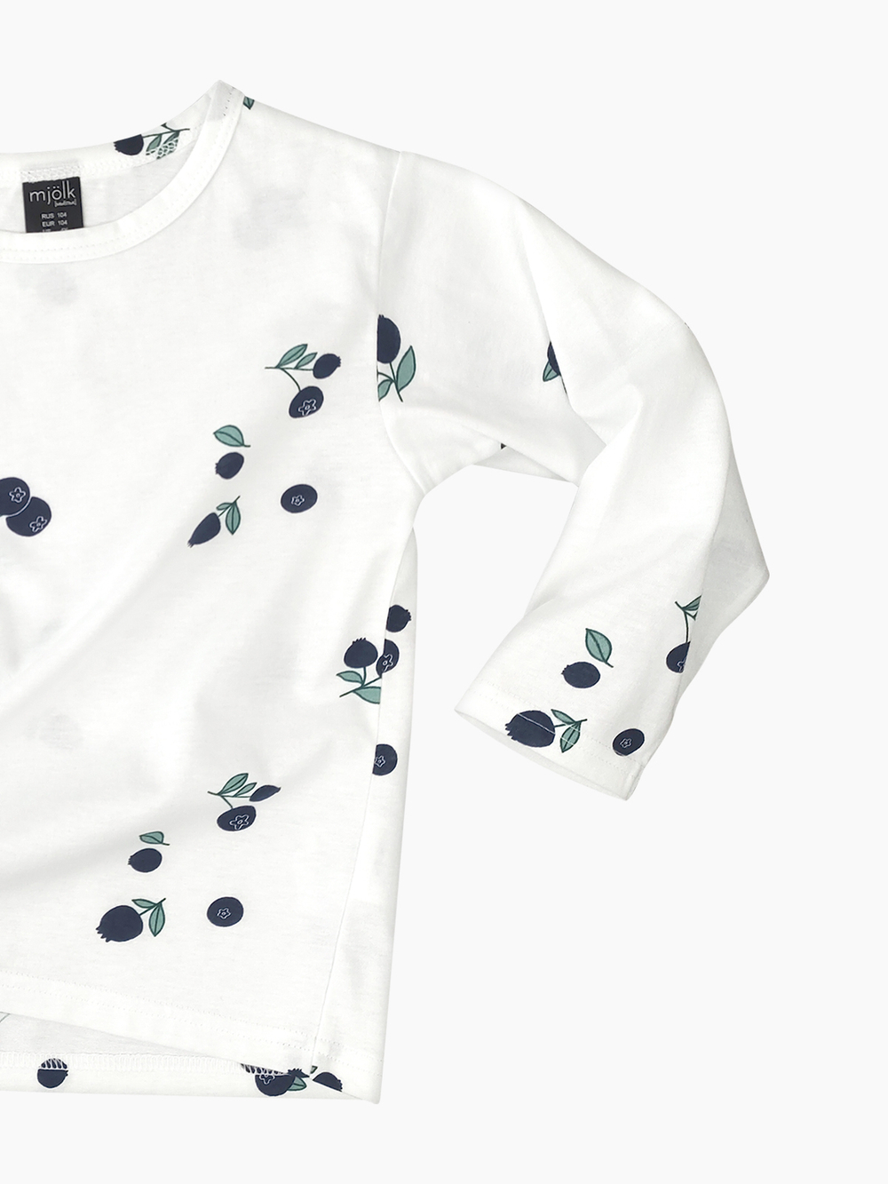 Лонгслив оверсайз Mjölk Голубика