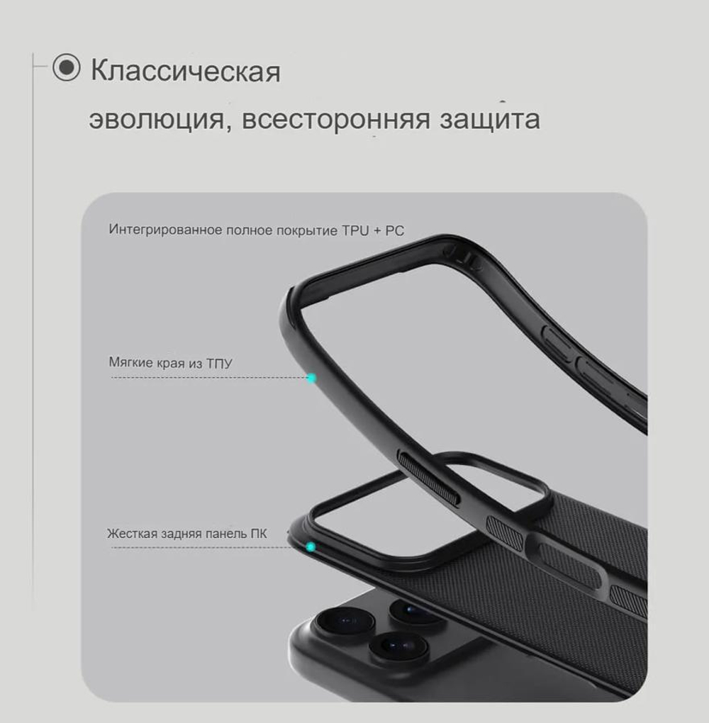 Чехол Nillkin Super Frosted Shield Pro Magnetic для iPhone 17 Pro