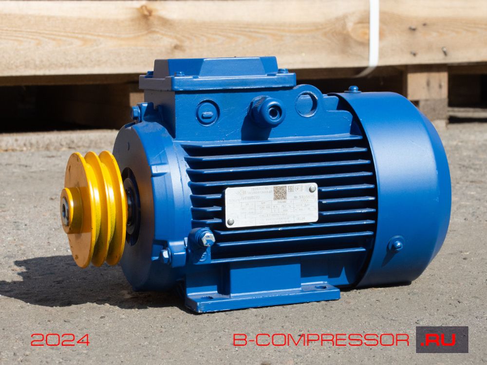 Электродвигатель со шкивом С412М