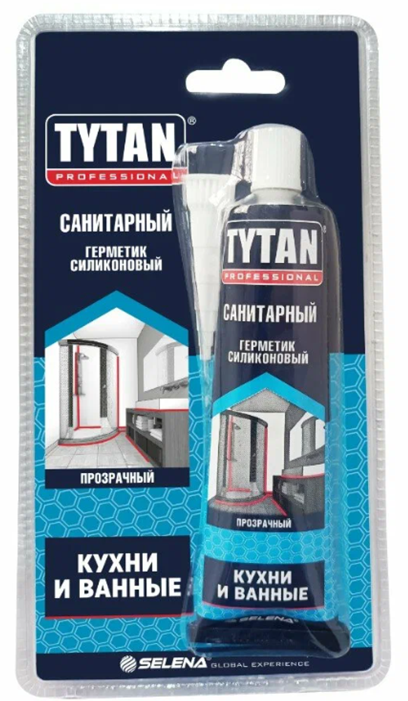 Герметик силиконовый Титан санитарный прозр. 85мл.