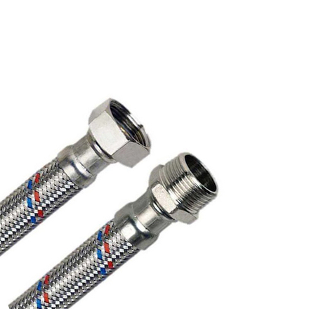 Гибкая подводка GIGANT ELKA стальная оплетка, 1", г/ш, 100см.