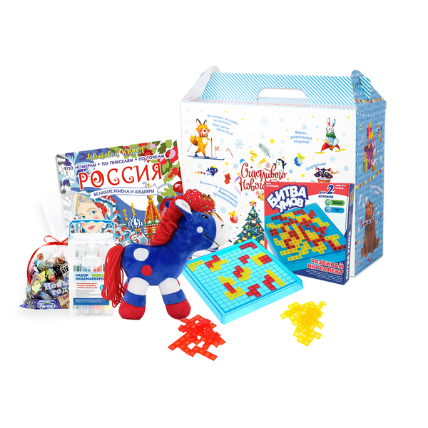Детский новогодний подарок с символом года "Родные чудеса"