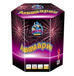 Батарея салютов Аквамарин (FP-B202) от Фаворит Пиро Групп, 19 залпов, 30 мм