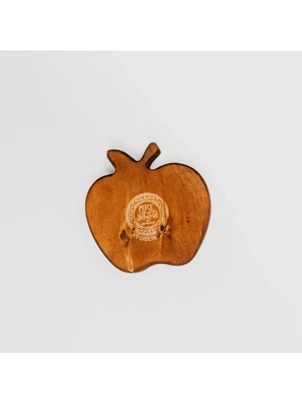 Деревянная менажница "Яблоко" из кедра