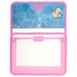 Папка для тетрадей ЮНЛАНДИЯ А5, пластик, 2 отделения, клапан на липучке, "Bunnies", 270968