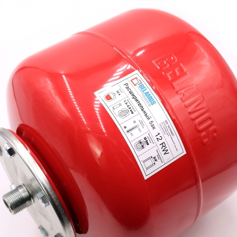 Бак расширительный подвесной 12RW красный