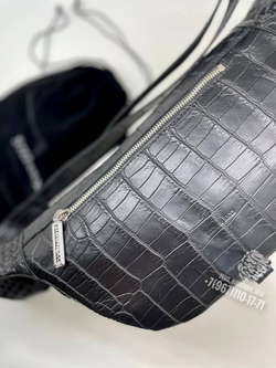 Сумка-слинг Stefano Ricci из кожи крокодила