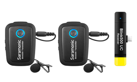 Радиосистема Saramonic Blink500 B6 TX+TX+RXUC приемник + 2 передатчика, разъем Type-C