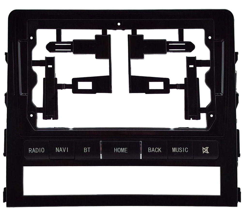 Магнитола для Toyota Land Cruiser 200 2015-2021 (без JBL) - Carmedia HP-9618 (кнопки и крутилки) Android 13, TS20, 6+128Гб, CarPlay, 4G SIM-слот