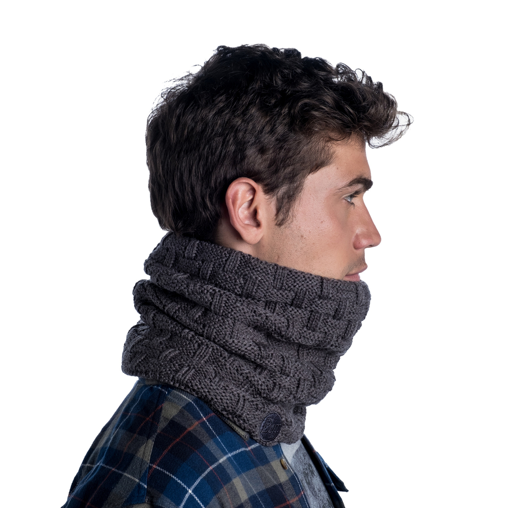 Шарф Buff Knitted & Fleece Neckwarmer Airon Grey Vigore (US:One size)