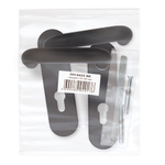 Ручка дверная FP.DH172.0433 NE (DH-0433 NE) (9x130) с пружиной BL-24 черный