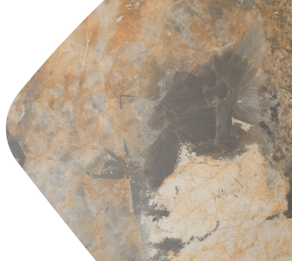 Стол CALDERON 180 TL-137  матовый, испанская керамика / брашированный каркас, цвет медный, ®DISAUR