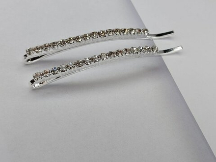 Заколки. Невидимка со стразами.