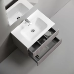 Тумба с раковиной Sancos Snob R 70 SNR70SMСМ серая матовая