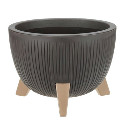 Кашпо ПЕТАЛИС с внутренней вставкой на ножках D250 мм 4,2л М3254