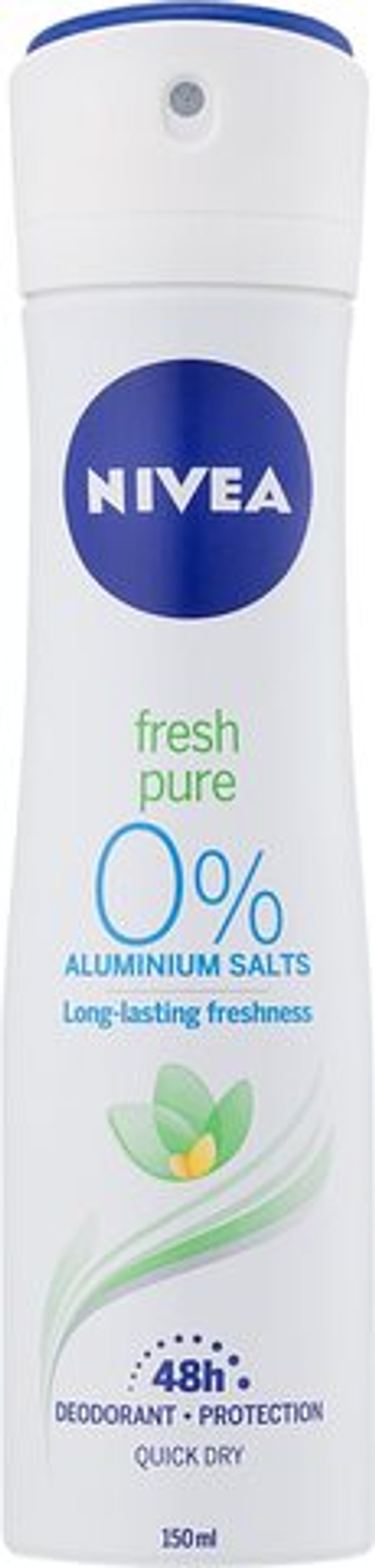 Nivea Fresh Pure - спрей-дезодорант для женщин /   150  ml  / GTIN 4005808728695
