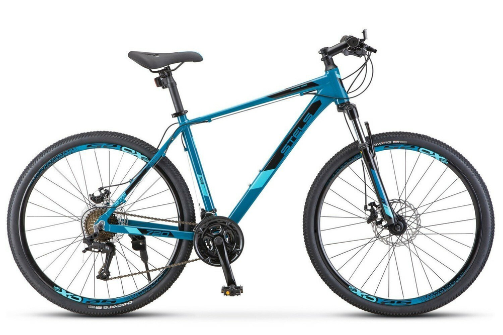 Велосипед 27.5" STELS Navigator-720 MD (2022г.) рама 17,цвет темно синий