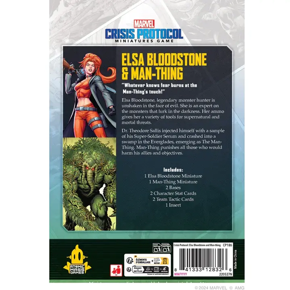 Marvel Crisis Protocol Elsa Bloodstone & Man-Thing