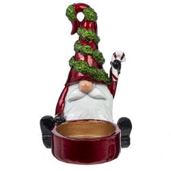 GAEM Подсвечник "Ангел/Дед Мороз/Снеговик/Гном" (D свечи 4,5 см), L7 W7 H11 см, 4в.