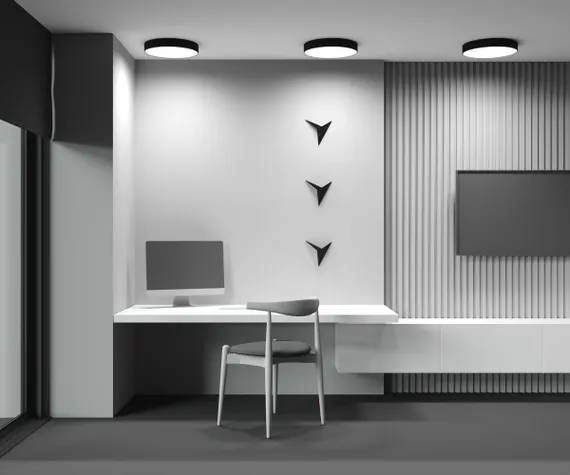 Потолочный светильник Зон / Zon 45 Вт 4000 К 120° Technical c032cl-45w4k-rd-b